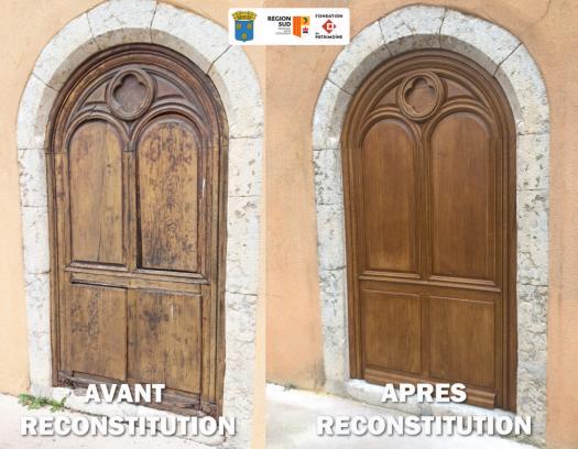 Reconstitution à l’identique de la porte de parement de l’église Saint-Jean-Baptiste