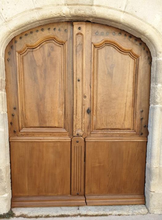 Restauration porte d'église Néoules (83)